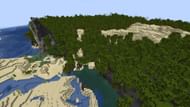 One of the villages on the swamp's border (Image via Mojang)
